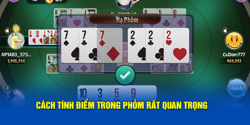 Cách tính điểm trong game rất quan trọng